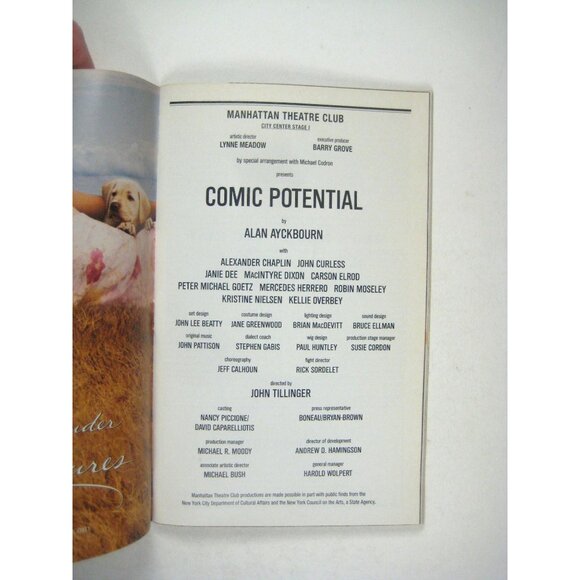 Comic Potential Playbill Manhattan Theatre Club June 2000 Alan Ayckbourn Curless - Picture 3 of 5